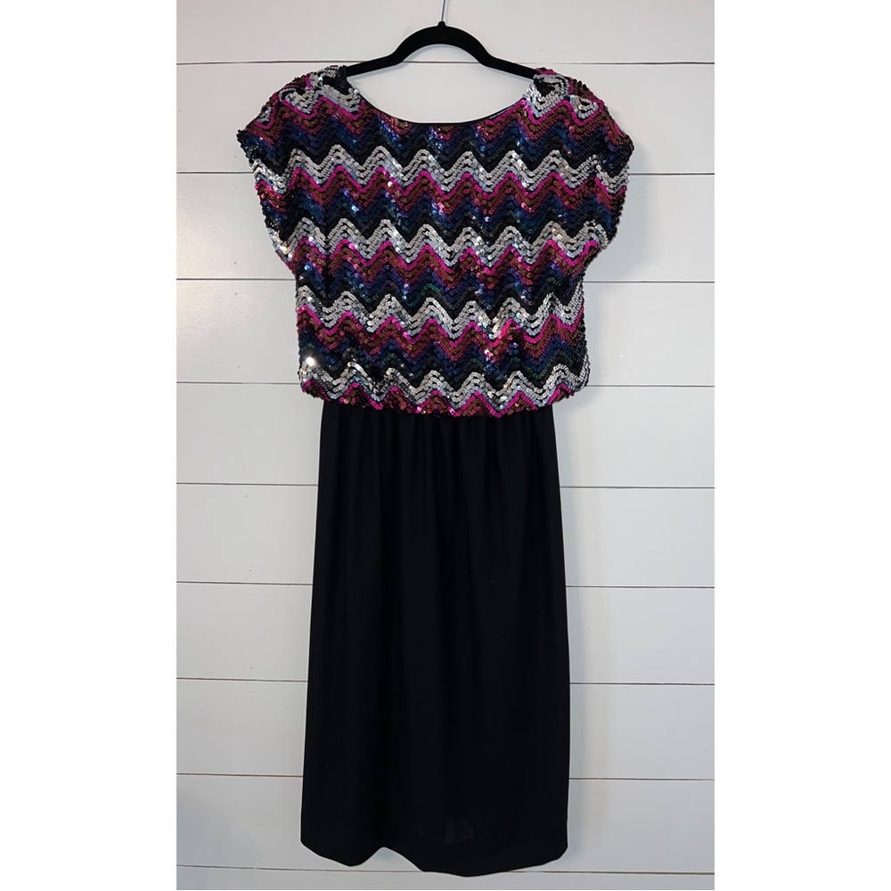 Vintage Sequined Dress Medium